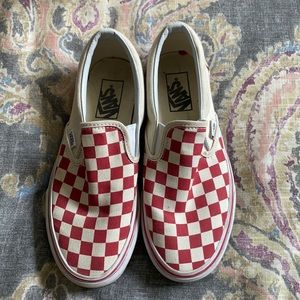 Vans Checkboard Slip Ons sz 5.5/7.0